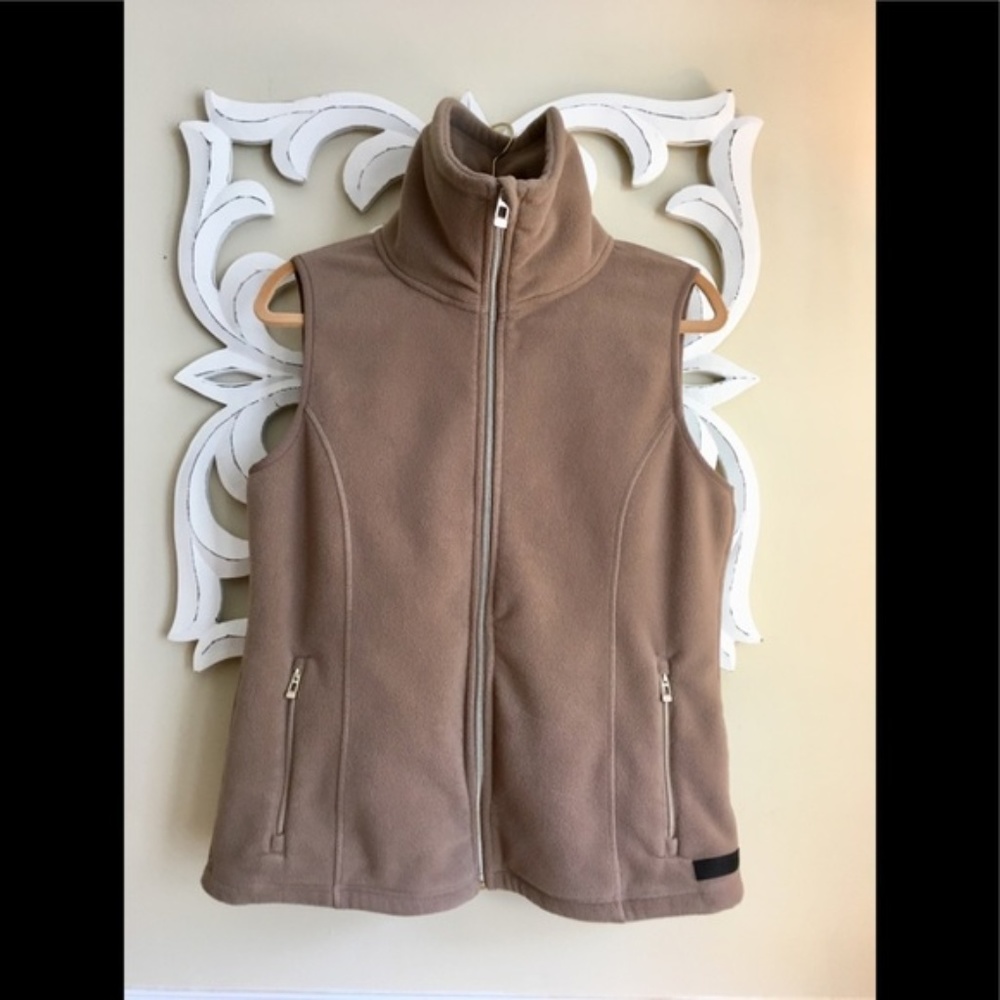 Calvin Klein Fleece Vest Tan *like new*